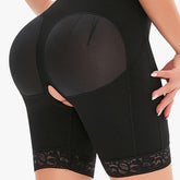 Pantalones de cintura alta con cremallera y realce de vientre y cadera